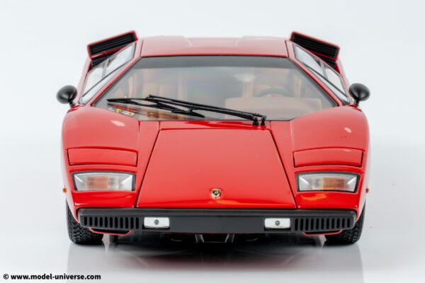 Kyosho - 1:18 Lamborghini Countach LP400 1974 Red - Diecast Model 27 kyosho 08321rt lamborghini countach lp400 s red diecast model 08