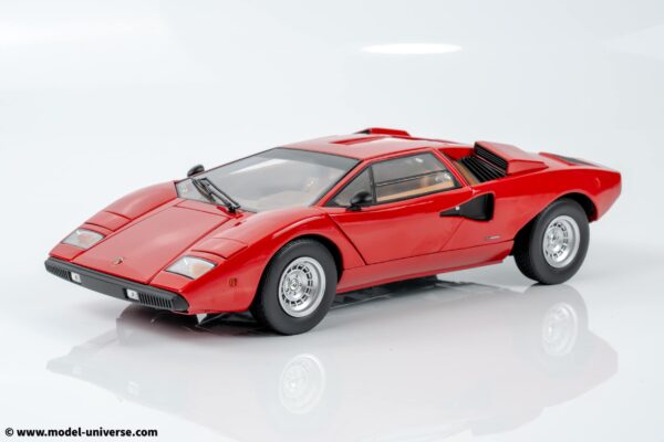 Kyosho - 1:18 Lamborghini Countach LP400 1974 Red - Diecast Model 30 kyosho 08321rt lamborghini countach lp400 s red diecast model 11