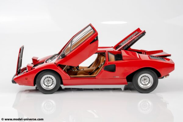 Kyosho - 1:18 Lamborghini Countach LP400 1974 Red - Diecast Model 26 kyosho 08321rt lamborghini countach lp400 s red diecast model 13