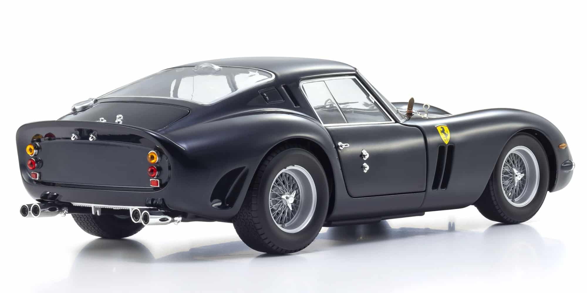 Kyosho 1:18 Ferrari 250 GTO 1963 Dark Blue (Blu Scuro) (KS08438H) Diecast Model 2 Kyosho 1:18 Ferrari 250 GTO 1963 Dark Blue (Blu Scuro) (KS08438H) Diecast Model