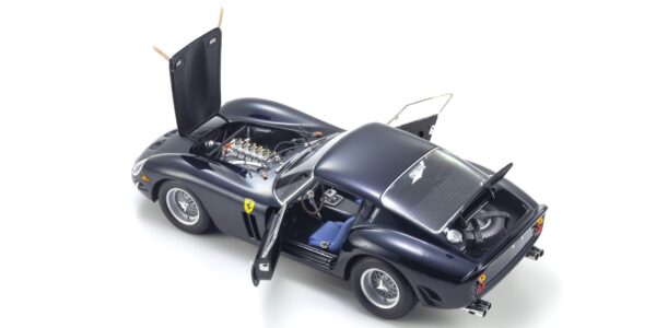 Kyosho 1:18 Ferrari 250 GTO 1963 Dark Blue (Blu Scuro) (KS08438H) Diecast Model 8 Kyosho 1:18 Ferrari 250 GTO 1963 Dark Blue (Blu Scuro) (KS08438H) Diecast Model