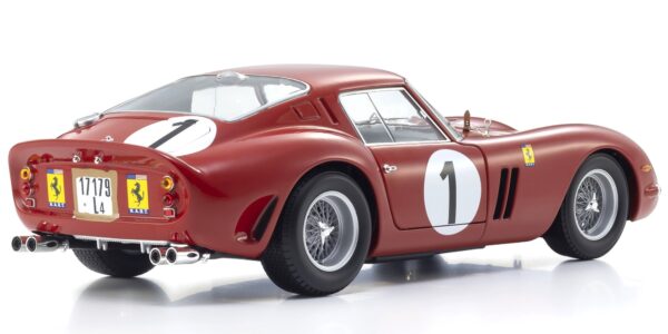 Kyosho 1:18 Ferrari 250 GTO No.1 Winner 1000 Kms Paris 1962 (KS08438G) Diecast Model 6 Kyosho 1:18 Ferrari 250 GTO No.1 Winner 1000 Kms Paris 1962 (KS08438G) Diecast Model