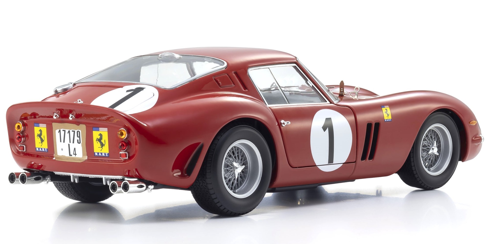 Kyosho 1:18 Ferrari 250 GTO No.1 Winner 1000 Kms Paris 1962 (KS08438G) Diecast Model 2 Kyosho 1:18 Ferrari 250 GTO No.1 Winner 1000 Kms Paris 1962 (KS08438G) Diecast Model