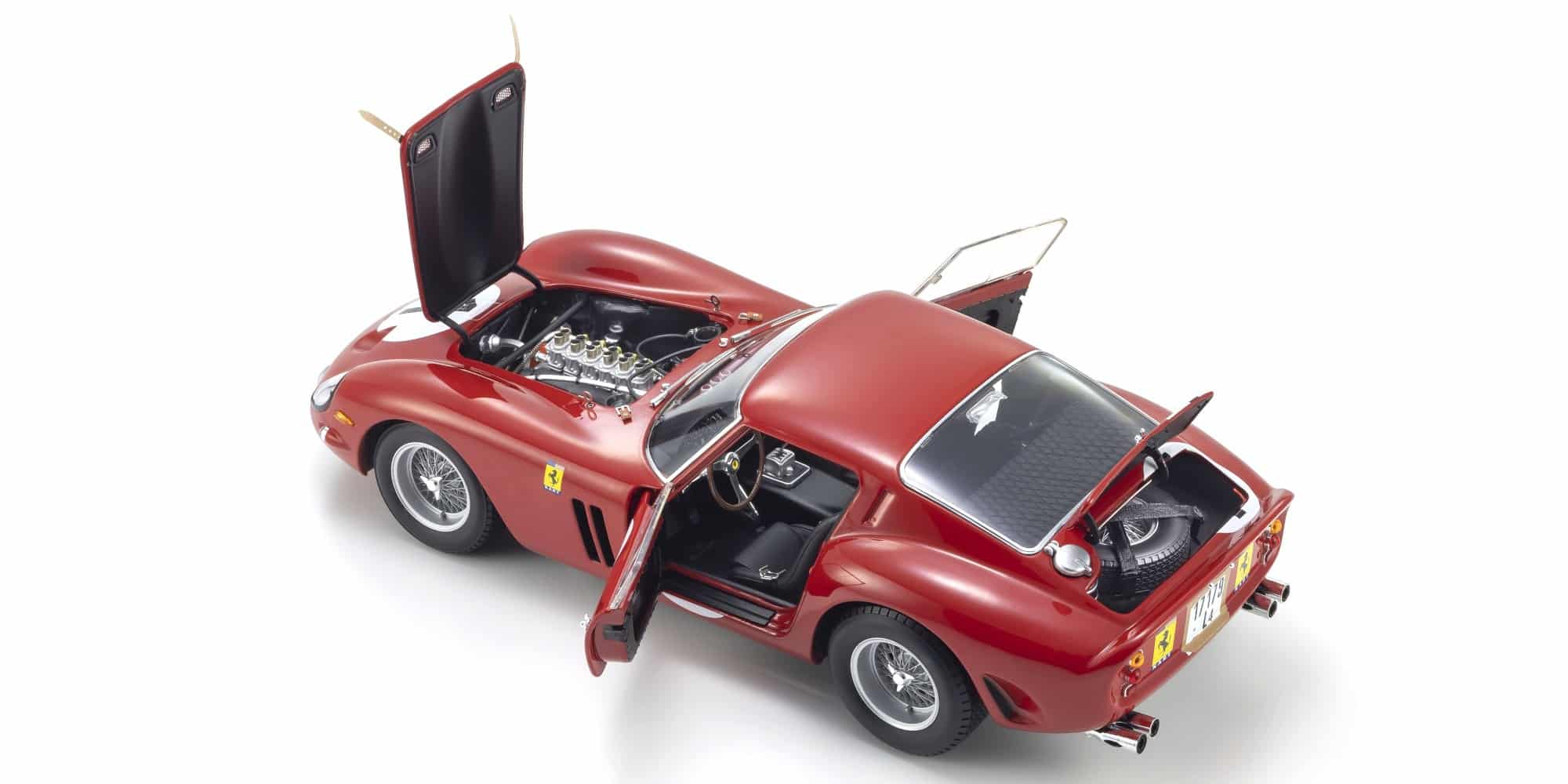 Kyosho 1:18 Ferrari 250 GTO No.1 Winner 1000 Kms Paris 1962 (KS08438G) Diecast Model 4 Kyosho 1:18 Ferrari 250 GTO No.1 Winner 1000 Kms Paris 1962 (KS08438G) Diecast Model
