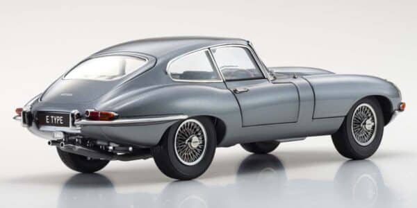 Alternative view of Kyosho 1:18 Jaguar E-Type 3.8L Coupe Series I 1961 Gun Metal (KS08954GM) Diecast Model