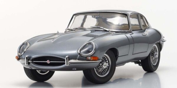 Kyosho 1:18 Jaguar E-Type 3.8L Coupe Series I 1961 Gun Metal (KS08954GM) Diecast Model 10 Kyosho 1:18 Jaguar E-Type 3.8L Coupe Series I 1961 Gun Metal (KS08954GM) Diecast Model