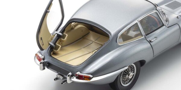 Kyosho 1:18 Jaguar E-Type 3.8L Coupe Series I 1961 Gun Metal (KS08954GM) Diecast Model 15 Kyosho 1:18 Jaguar E-Type 3.8L Coupe Series I 1961 Gun Metal (KS08954GM) Diecast Model