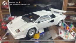 Kyosho - 1:18 Lamborghini Countach LP400 S White 1980 - Diecast Model