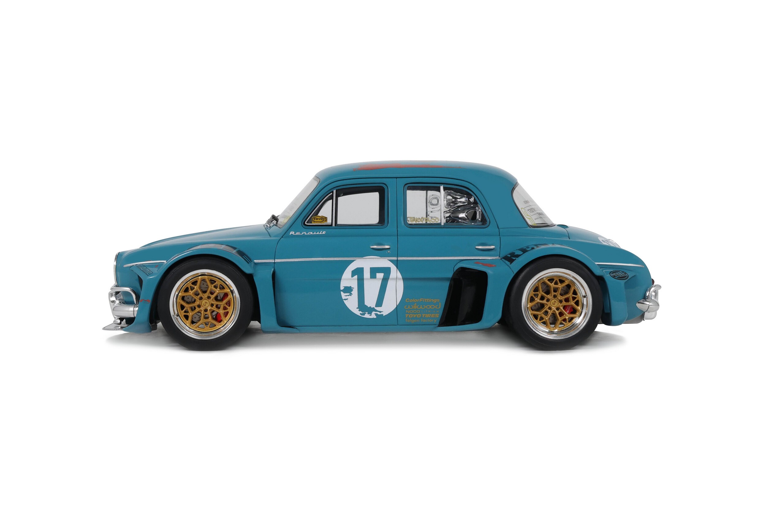 Otto Mobile 1:18 Renault Dauphine La Brute Green with Patina SEMA 2024 (OT1268) Limited Edition Resin Model 3 Otto Mobile 1:18 Renault Dauphine La Brute Green with Patina SEMA 2024 Limited Edition Resin Model