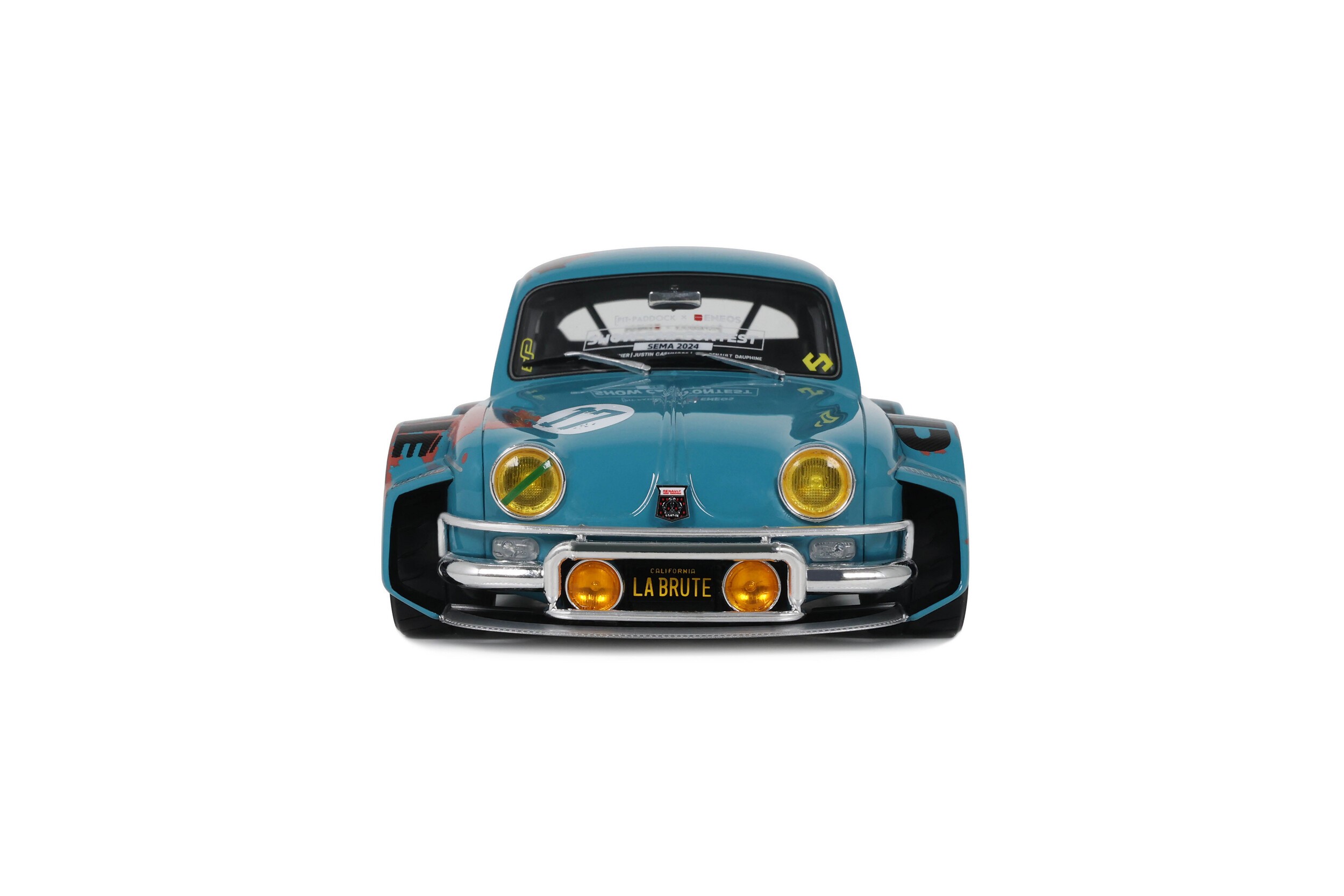 Otto Mobile 1:18 Renault Dauphine La Brute Green with Patina SEMA 2024 (OT1268) Limited Edition Resin Model 4 Otto Mobile 1:18 Renault Dauphine La Brute Green with Patina SEMA 2024 Limited Edition Resin Model
