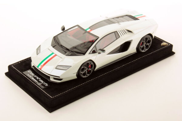MR Collection 1:18 Lamborghini Countach LPI 800-4 2021 Italian Flag Livery (LAMBO052SE9) Limited Edition Resin Model
