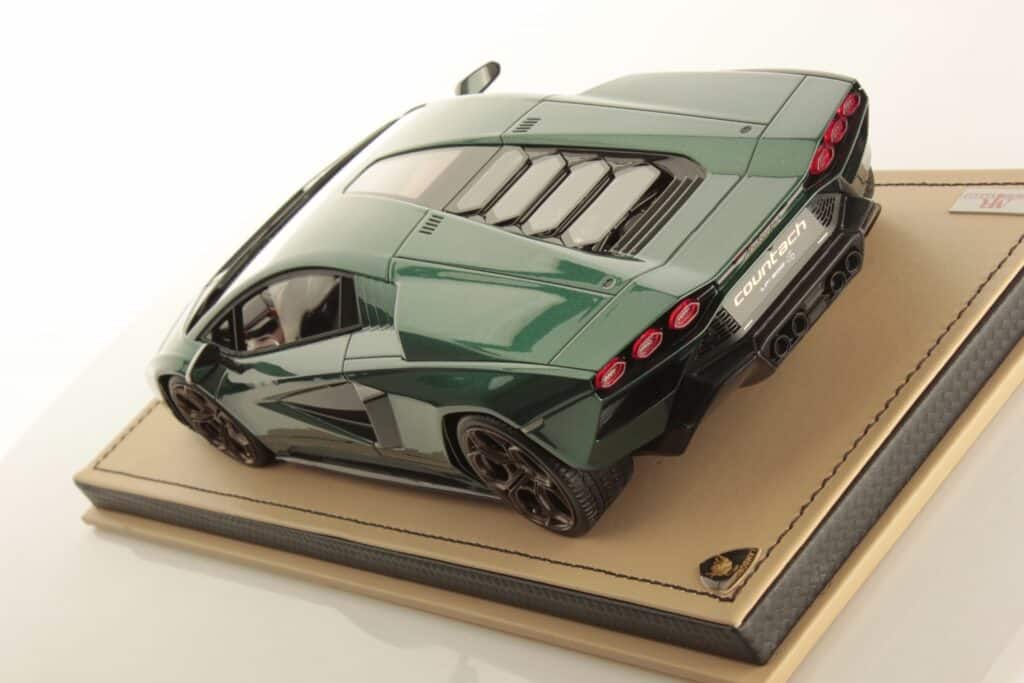 Voiture Miniature Mini GT Lamborghini Countach LPI 800-4 – 1:64, 6 Cm – Vert – Sortie Mai 2025