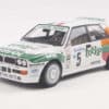 Lancia Delta HF Integrale White No.5 Monte Carlo Rally 1994 A.Aghini, S.Farnocchia - 1:18 Scale Diecast Model by Solido