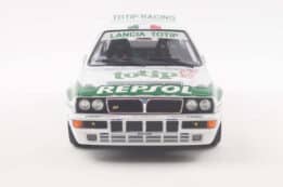 Lancia Delta HF Integrale White No.5 Monte Carlo Rally 1994 A.Aghini, S.Farnocchia - 1:18 Scale Diecast Model by Solido