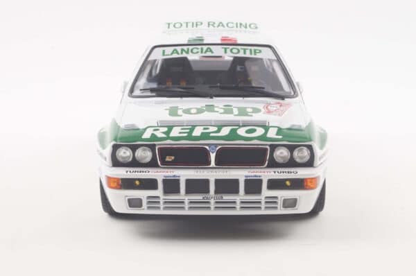 Lancia Delta HF Integrale White No.5 Monte Carlo Rally 1994 A.Aghini, S.Farnocchia - 1:18 Scale Diecast Model by Solido - Image 5