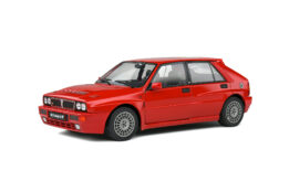 Solido S1807801 Lancia Delta Integrale HF Rosso Corsa 1991 Diecast Model Car