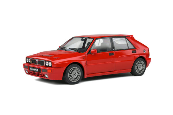 Solido S1807801 Lancia Delta Integrale HF Rosso Corsa 1991 Diecast Model Car