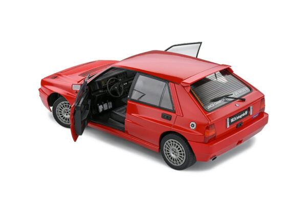 Solido S1807801 Lancia Delta Integrale HF Rosso Corsa 1991 Diecast Model Car