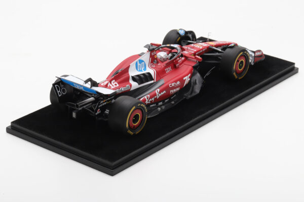 Diecast Model Shop - Model Universe 14 LookSmart 1:18 Ferrari SF-25 No.16 Charles Leclerc 2nd Place Monaco GP 2025 (LS18F1075) Resin Model - Image 2