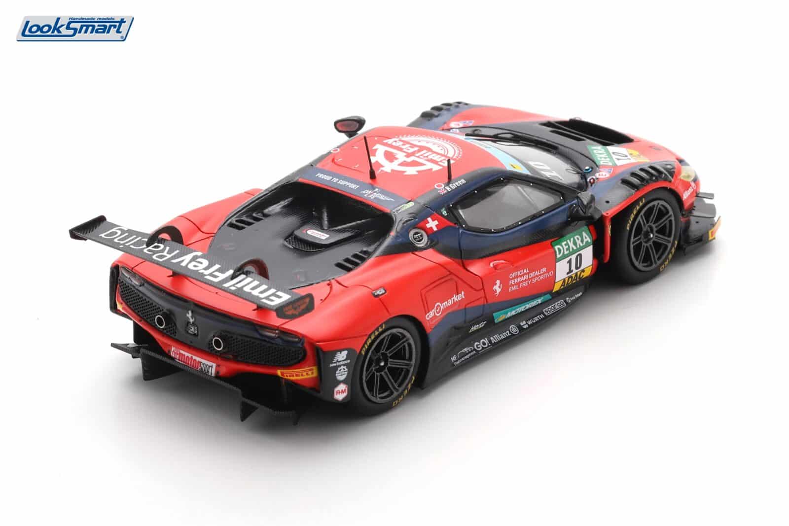 LookSmart 1:43 Ferrari 296 GT3 No.10 Ben Green Emil Frey Racing