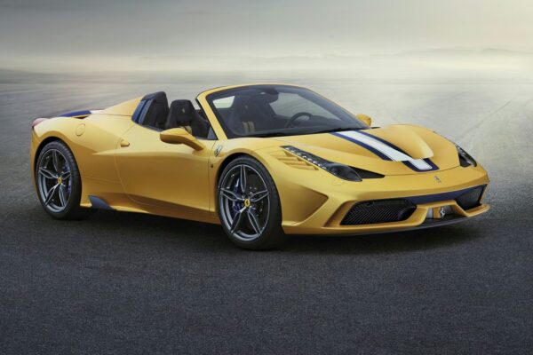 Looksmart 1:12 Ferrari 458 Speciale A Giallo Tristrato with Nart Livery 2014 (LS1222A) Resin Model