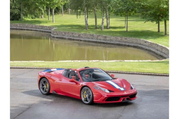 Looksmart 1:12 Ferrari 458 Speciale A Rosso Corsa with Nart Livery (LS1222B) Resin Model