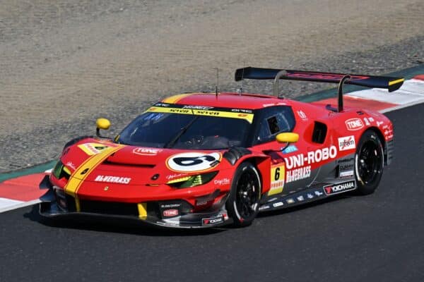 Looksmart 1:43 Ferrari 296 GT3 No.6 Uni-Robo Bluegrass Ferrari Velorex 2026 Y. Katayama / Niklas Krütten Super GT Season (LS43SGT26006) Resin Model
