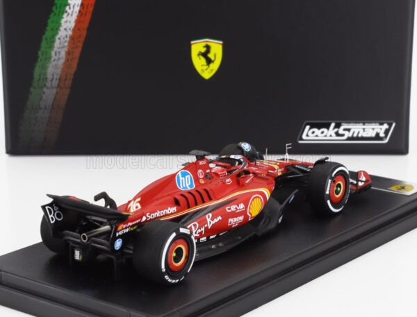 looksmart 1:43 ferrari sf24 monaco gp 2024 charles leclerc imagev 1