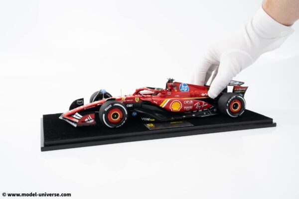 Looksmart - 1:18 Scuderia Ferrari SF-24 No.16 Winner Italian GP Monza 2024 Charles Leclerc - Resin Model 9 Looksmart - 1:18 Scuderia Ferrari SF-24 No.16 Winner Italian GP Monza 2024 Charles Leclerc - Resin Model