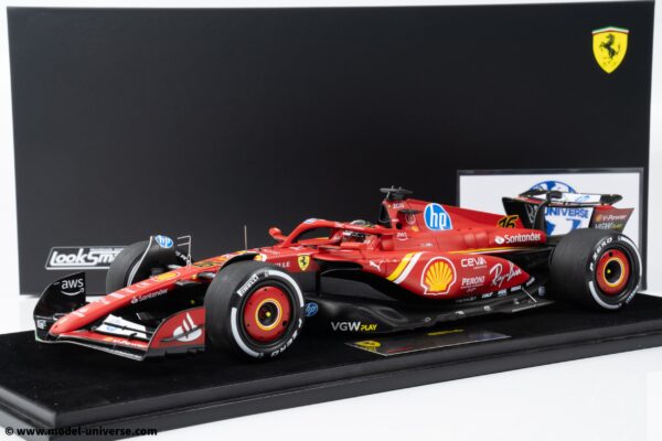 Looksmart - 1:18 Scuderia Ferrari SF-24 No.16 Winner Italian GP Monza 2024 Charles Leclerc - Resin Model