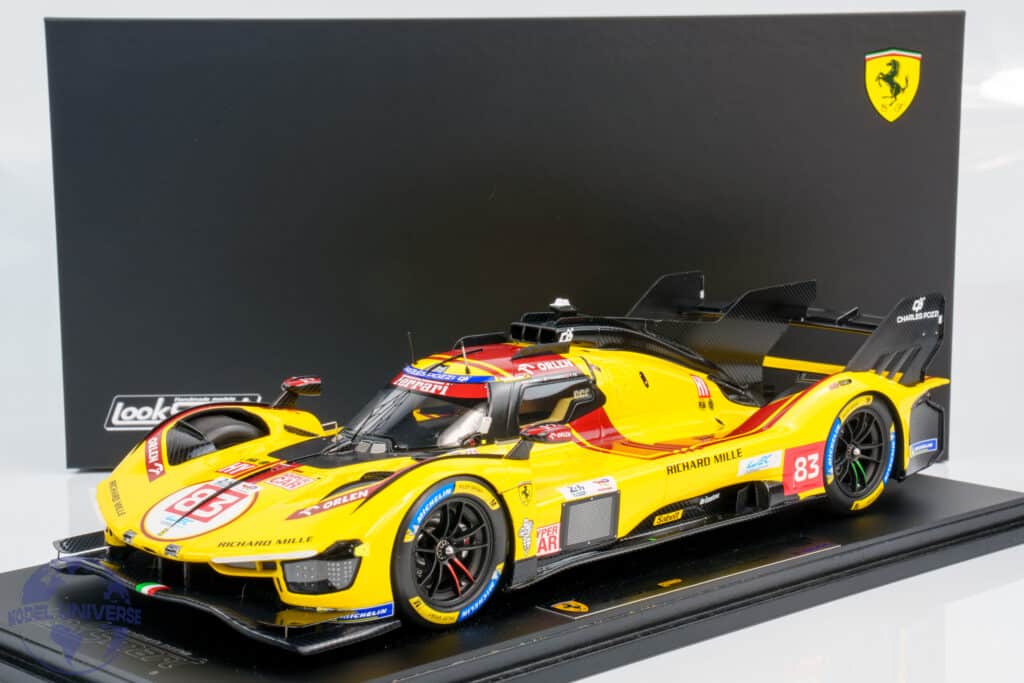 Pre-Order The 2025 Le Mans Winning Ferrari 499P in 1:18 Scale by Looksmart 1 Looksmart - 1:18 Ferrari 499P No.83 Winner 24h Le Mans 2025 R.Kubica, Y.Ye, P.Hanson - Resin Model