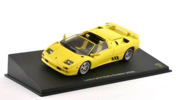 1:43 lamborghini diablo roadster (2000) 黄色