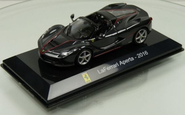 Ferrari La Ferrari Aperta 2016 Black 1:43 Diecast Model Car