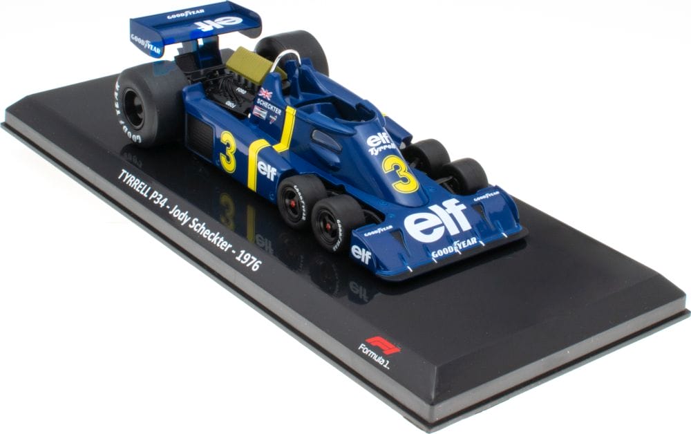 1:24 tyrrell p34 #3 jody scheckter 1976