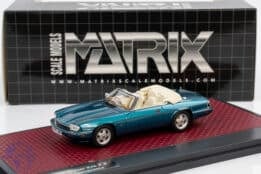 Matrix - 1:43 Jaguar XJS 4.0 Celebration Cabriolet 1995 Turquoise - Limited Edition Resin Model