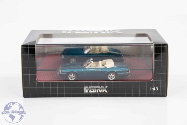 Matrix - 1:43 Jaguar XJS 4.0 Celebration Cabriolet 1995 Turquoise - Limited Edition Resin Model 7 Matrix - 1:43 Jaguar XJS 4.0 Celebration Cabriolet 1995 Turquoise - Limited Edition Resin Model