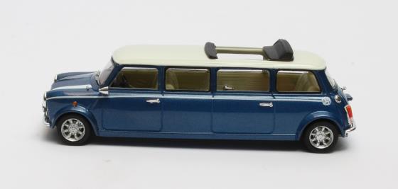Mini Cooper Limo White/Blue 1990