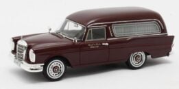 MB 220SE Pollmann Hearse Red 1963