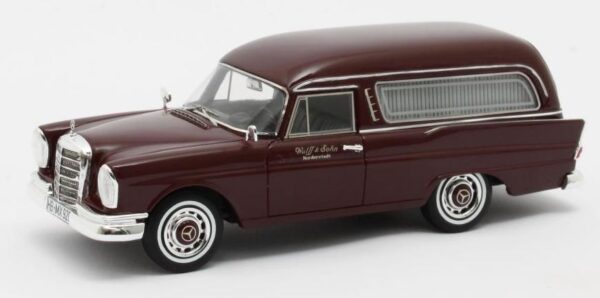 MB 220SE Pollmann Hearse Red 1963