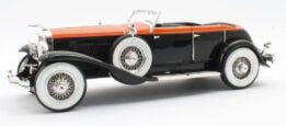 Matrix - 1:18 Duesenberg J Riviera Pheaton by Brunn 1934 Black and Orange