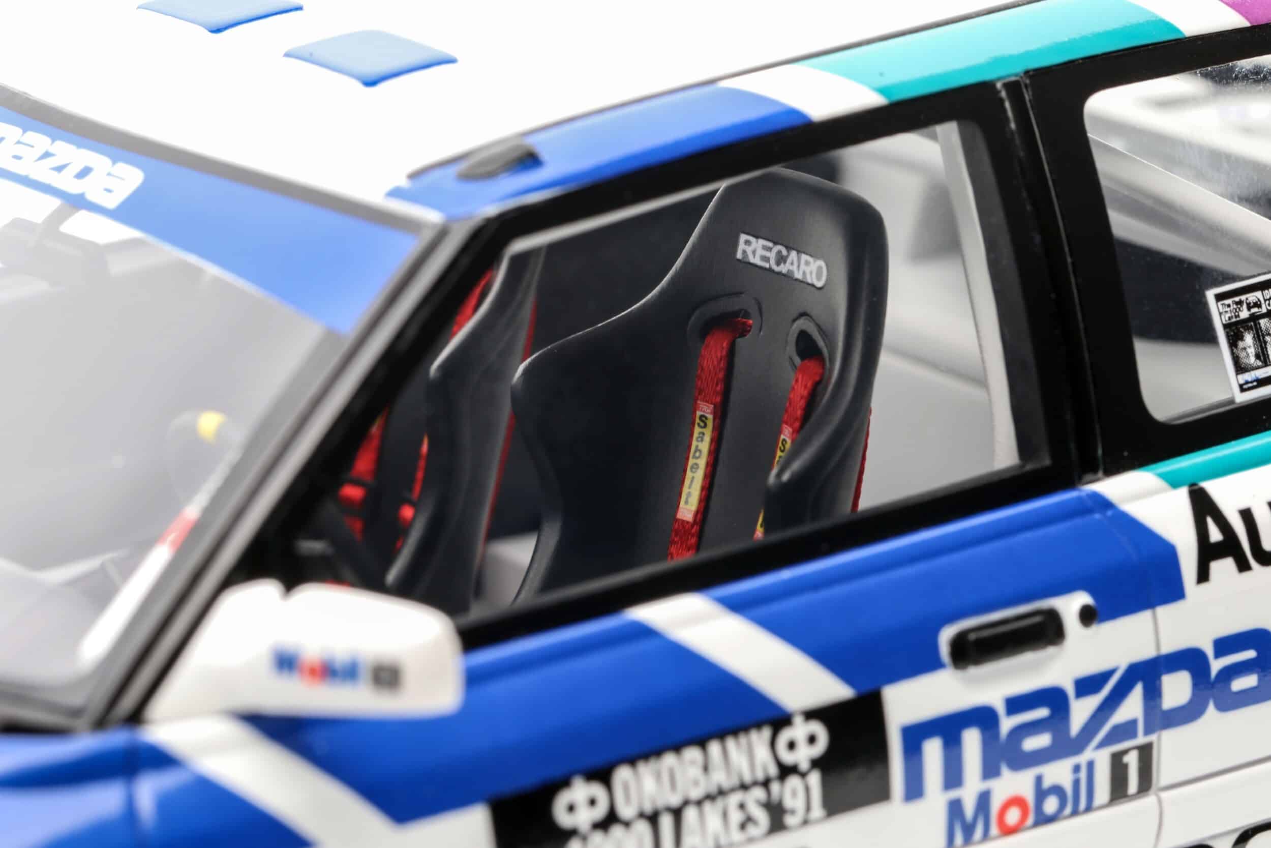 Otto Mobile 1:18 Mazda 323 GTX Gr.A Tommi Mäkinen 1000 Lakes Rally 1991 (OT1099) Limited Edition Resin Model 11 Otto Mobile 1:18 Mazda 323 GTX Gr.A Tommi Mäkinen 1000 Lakes Rally 1991 Limited Edition Resin Model