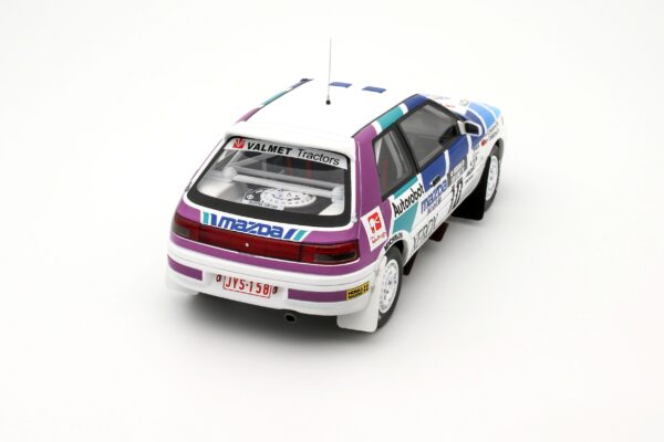 Otto Mobile 1:18 Mazda 323 GTX Gr.A Tommi Mäkinen 1000 Lakes Rally 1991 (OT1099) Limited Edition Resin Model 17 Otto Mobile 1:18 Mazda 323 GTX Gr.A Tommi Mäkinen 1000 Lakes Rally 1991 Limited Edition Resin Model