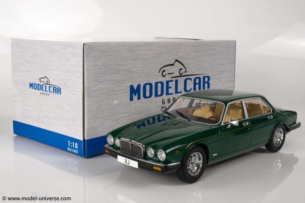 Top New Arrivals at model-universe.com - 15th June - CMR Transporters, GP Replicas, Solido Porsche 911's, Spark Le Mans/GT3/F1, Looksmart Ferrari's, AUTOart, MCG, LS Collectibles, Top Marques and much more. 22 MCG - 1:18 Jaguar XJ6 Series III Green 1979 - Diecast Model