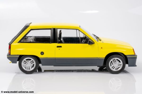 MCG - 1:18 Vauxhall Nova SR Yellow 1983 RHD - Exclusive UK Limited Edition of 300 - Diecast Model 15 MCG - 1:18 Vauxhall Nova SR Yellow 1983 RHD - Exclusive UK Limited Edition of 300 - Diecast Model