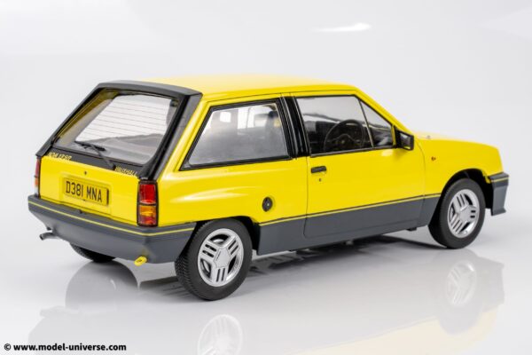 MCG - 1:18 Vauxhall Nova SR Yellow 1983 RHD - Exclusive UK Limited Edition of 300 - Diecast Model 14 MCG - 1:18 Vauxhall Nova SR Yellow 1983 RHD - Exclusive UK Limited Edition of 300 - Diecast Model