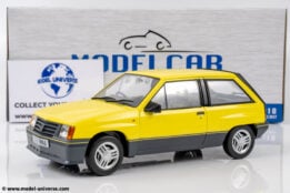 MCG - 1:18 Vauxhall Nova SR Yellow 1983 RHD Exclusive - Limited Edition of 300 - Diecast Model