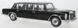 mcg - 1:18 mercedes-benz-benz 600 (w100) black 1969 diecast model