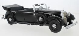 mcg - 1:18 mercedes-benz 770 (w150) convertible black 1938 diecast model