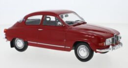 mcg - 1:18 saab 96 v4 red 1971 diecast model