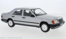 mcg - 1:18 mercedes-benz 260 e w124 silver 1984 diecast model